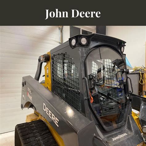 aftermarket skid steer doors|john deere skid steer door.